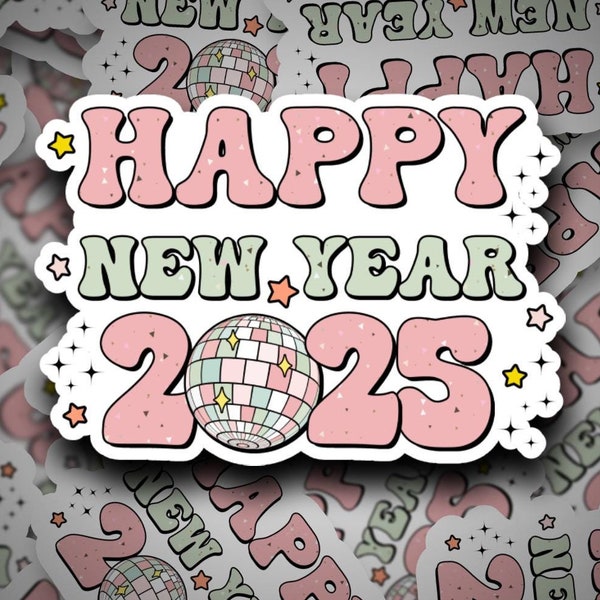 2025 New Year Stickers Etsy