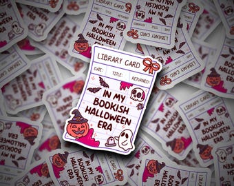 Halloween Bookish Era Sticker | Spooky Sticker | Spooky Babe Decal | Halloween Vinyl | Halloween | Spooky Babe | Babe
