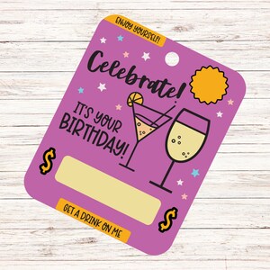 Happy Birthday Money Holder, Birthday Money Card, Happy Birthday, Gift Card Holder, Cash Card, Money Roll Up