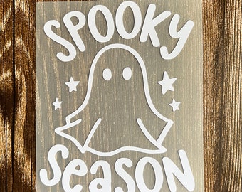 Ghost Decal | Ghost Vinyl | Spooky Decal | Halloween Decal | Halloween Vinyl | Halloween | Ghost | Spooky