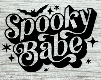 Spooky Babe Decal | Spooky Vinyl | Spooky Decal | Halloween Decal | Halloween Vinyl | Halloween | Spooky | Babe Vinyl | Babe Decal | Babe