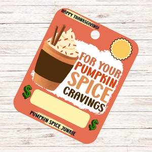 Fall Money Holder, Food Money Holder, Food Money, Grocery Money, Thanksgiving, Fall, Gift Card Holder, Cash Card, Money Roll Up