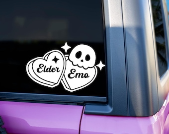 Cute Elder Emo | Still Emo| Emo Music | Emo | Punk Rock | Car Decal | Car Vinyl | Vinyl | Decal |