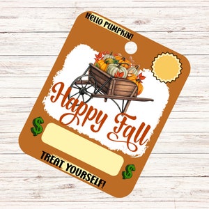 Fall Money Holder, Food Money Holder, Food Money, Grocery Money, Thanksgiving, Fall, Gift Card Holder, Cash Card, Money Roll Up