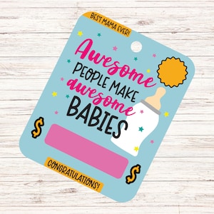 Porte-monnaie pour bébé, Argent bébé, Cadeau de fête de bébé, Carte d’argent pour bébé, Baby Shower, Porte-carte-cadeau, Carte de paiement, Rouleau d’argent