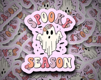 Adesivo stagione spettrale / Adesivo Halloween / Adesivo fantasma / Stagione spettrale / Halloween / Adesivo / Adesivo fustellato