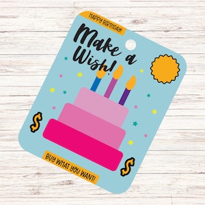 Feliz cumpleaños Titular de dinero, Tarjeta de dinero de cumpleaños, Feliz cumpleaños, Titular de tarjeta de regalo, Tarjeta de efectivo, Money Roll Up