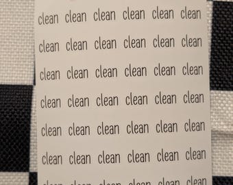 Adesivi per agenda, foglio di adesivi, adesivi con scritte