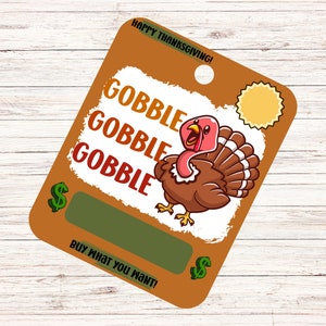 Thanksgiving Money Holder, Food Money Holder, Food Money, Grocery Money, Thanksgiving, Fall, Gift Card Holder, Cash Card, Money Roll Up