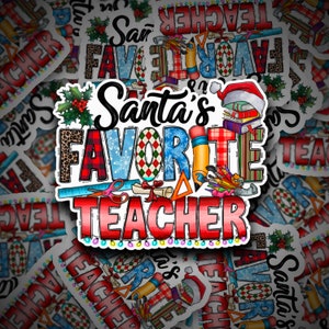 Christmas Teacher Sticker | Teacher Sticker| Teacher Decal | Vinyl | Vinyl Decal | Stickers | Christmas Teacher | Teacher Sticker | Teacher
