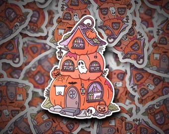 Pumpkin Bookstore Sticker | Spooky Sticker | Spooky Babe Decal | Halloween Vinyl | Halloween | Spooky Babe | Babe