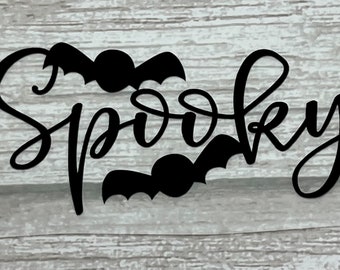 Spooky Decal | Spooky Vinyl | Spooky Decal | Halloween Decal | Halloween Vinyl | Halloween | Spooky | Bats