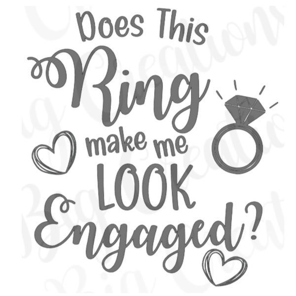 Does This Ring Make Me Look Engaged PNG