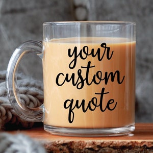 Custom glass coffee mug, glass mug, personalized coffee mug, floral mug, floral glass mug, coffee mug, glass coffee cup, tea cup, glass