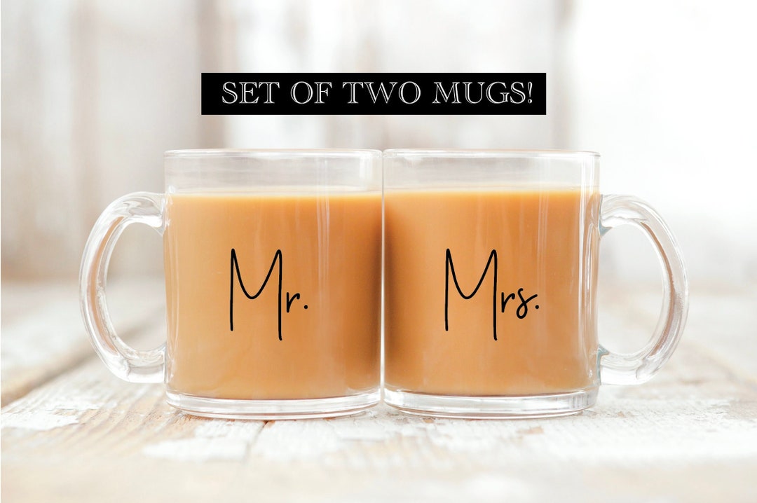 Mr. and Mrs. Mug, Mr and Mrs Gift, His and Hers, Couple Mugs, Couples ...