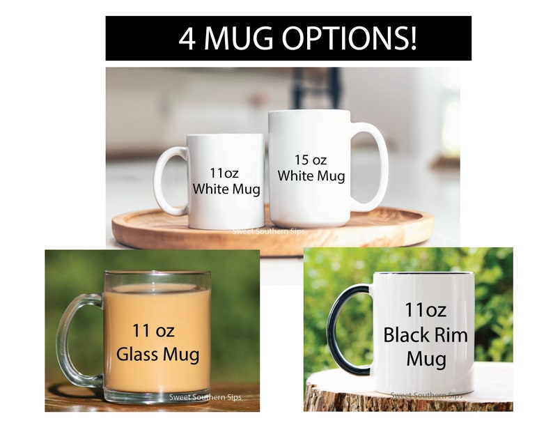 Glass coffee mug, custom mug, personalized glass mug, floral mug, floral glass mug, name mug, wedding favor, new mom gift image 4