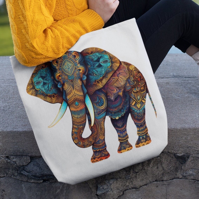 Paisleys Elephant Pattern Print Crossbody Bags main image 1