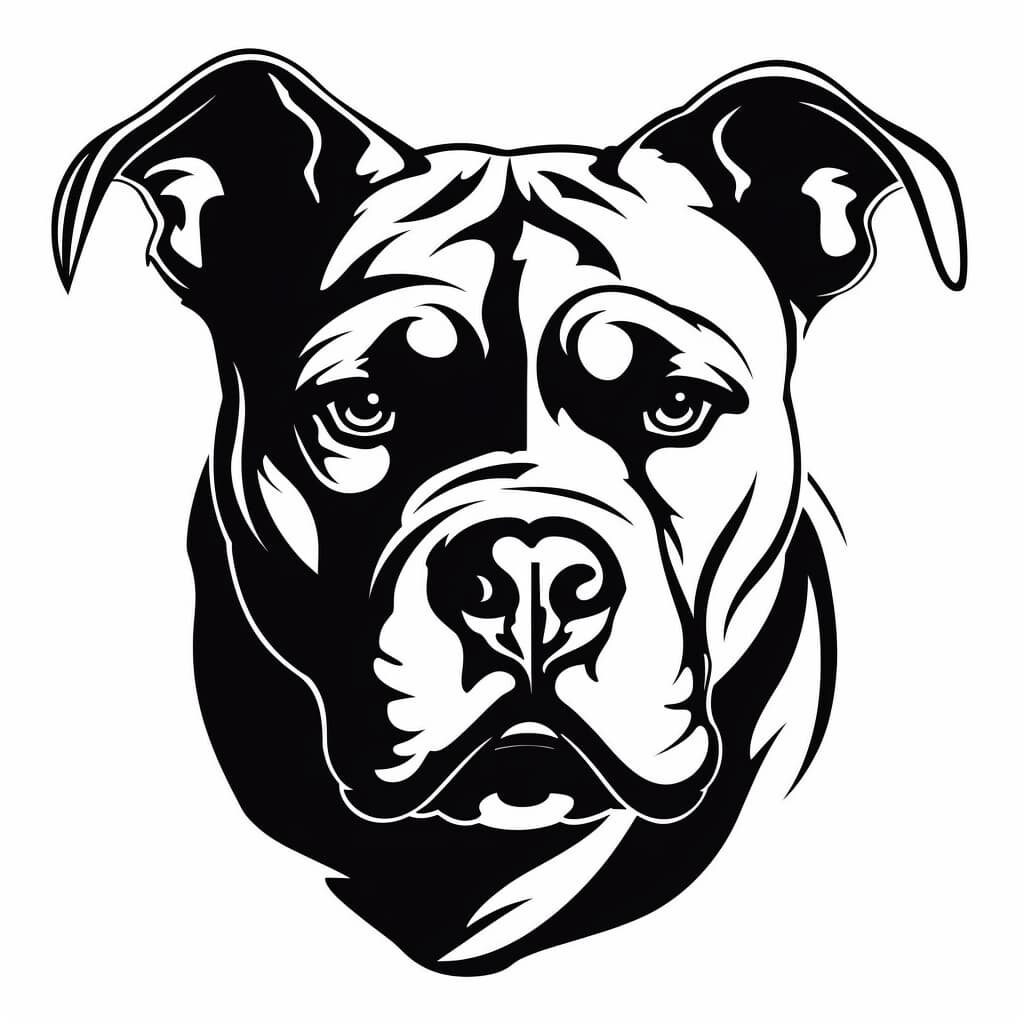 Pitbull Clipart Dog Art Printable 20 Digital Downloads - Etsy