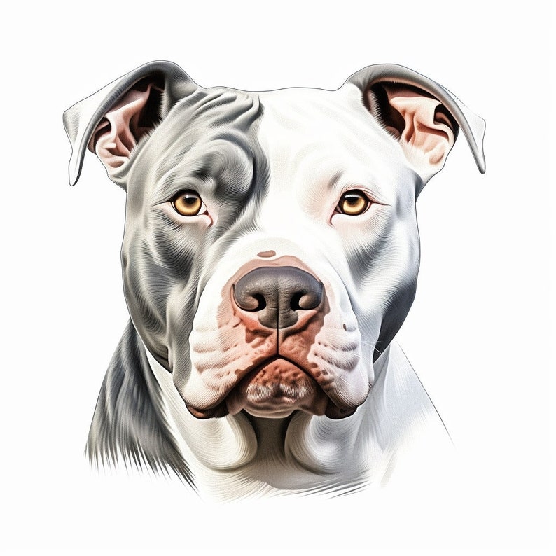 Pitbull Clipart Dog Art Printable 20 Digital Downloads - Etsy