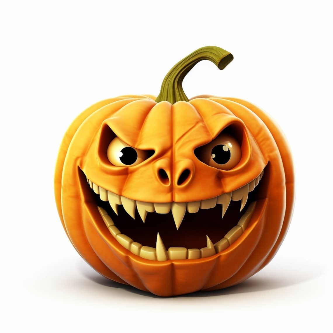Jack O Lantern Funny Scary Clipart 20 Instant Digital Downloads ...
