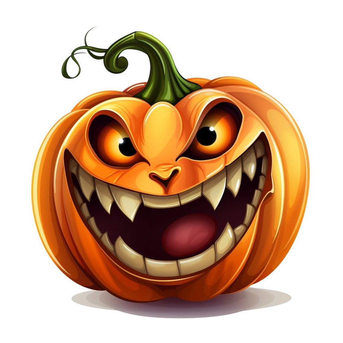 Jack O Lantern Funny Scary Clipart 20 Instant Digital Downloads ...