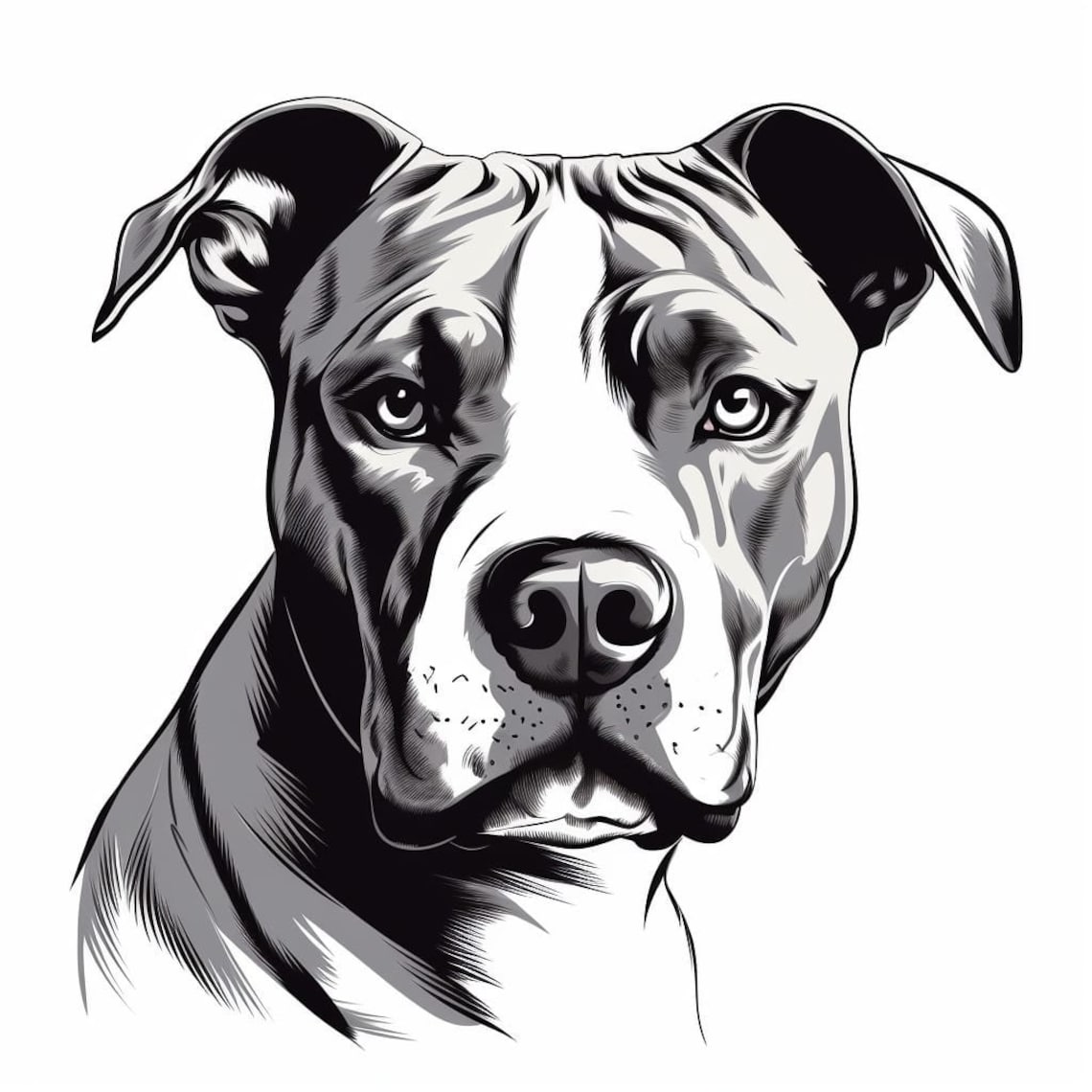 Free Printable Pitbull Dog Clip Art