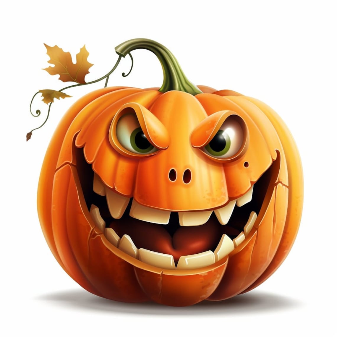 Jack O Lantern Funny Scary Clipart 20 Instant Digital Downloads ...