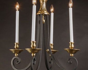 Empire Wrought Iron Chandelier