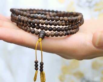 From the Goddess Model Old Material Darakan Sunken Rosary 100% Sedum Bracelet/Necklace, mm, 216 pcs 10 grams