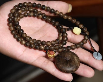 From the old material sinking Brunei bracelet/necklace/mara/prayer beads, 7mm 39 grams 100% sinking water