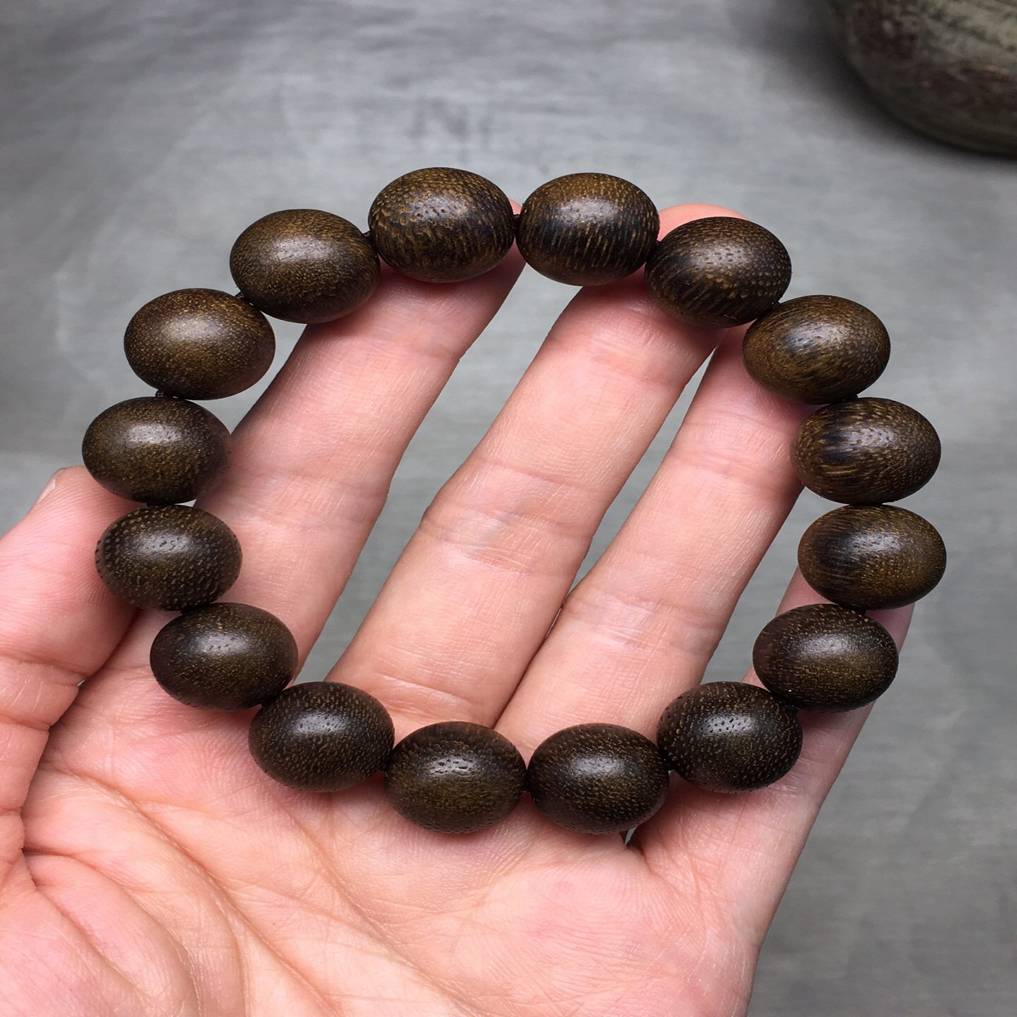 B2] Agarwood Beads Bracelet (Sinking) - Borneo – Tianbao Agarwood