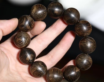 58 grams Brunei old material sinking old incense wood beads bracelet