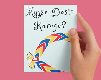 Pakistani/ Indian Romantic Cards in 5 Fun Designs | Urdu and Hindi Cards | Digital Cards | Instant Download | Romantic and Cute Cards
