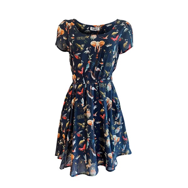 dlsb animal print dress