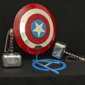 Premium Captain America Shield Replica | Full-Size Metal Prop for Cosplay & Display |Super-Soldier Metal Shield