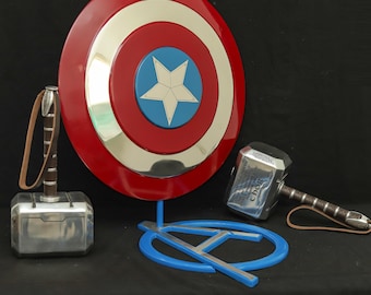 Captain America Shield Replica: Full-Size Metal MCU Prop