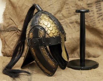 Medieval Samurai Helmet – Japanese Kabuto Replica | Handmade Warrior Armor | LARP, Cosplay, Reenactment, Collectible Gift