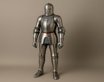Wearable Medieval Knight Suit of Armor: 22 Gauge Steel, Cosplay LARP