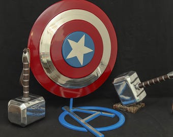 Sam Wilson Captain America Falcon Shield | Marvel-Inspired Superhero Room Decor & Cosplay | Captian Fans Gifts