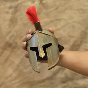 Spartan 300 Small Helmet Medieval Tabletop Bronze Warrior Helmet Replica – Greek Spartan Decor