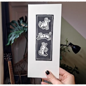 Dog | Original Linocut Print