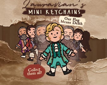 Our Flag Means Death | Mini keychains | Blind Bag