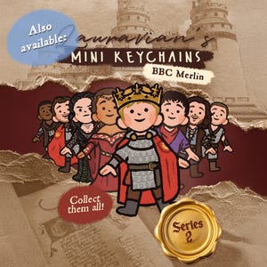Merlin | Mini Keychains | Blind Bag - Etsy