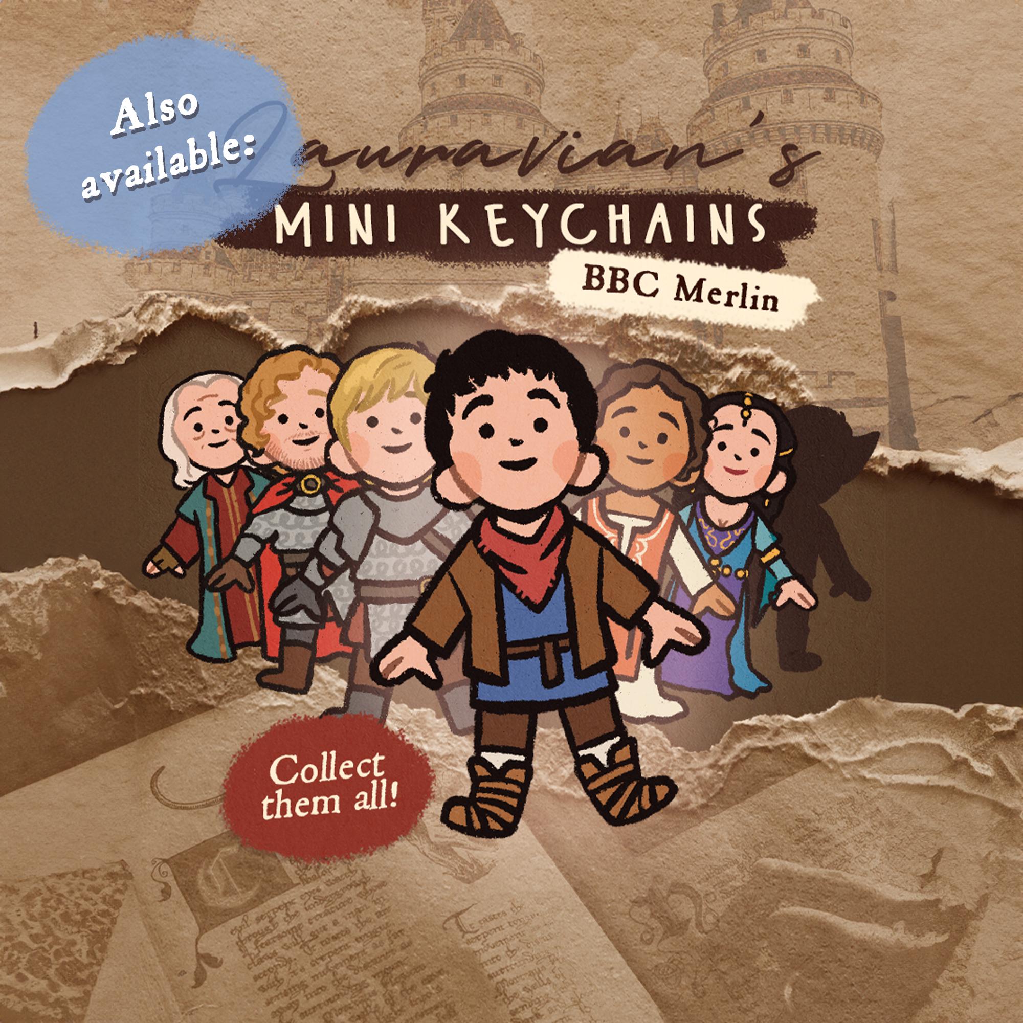 Merlin Frame Keychain Merlin | Mini Keychains SERIES 2 | Blind Bag - Etsy Canada