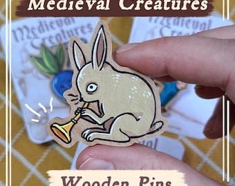 Medieval Creatures | Wooden Pins