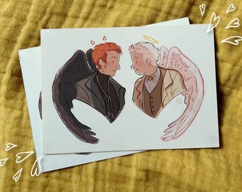 Good Omens | Art Print | Ineffable Husbands