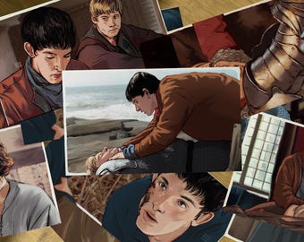Merlin | Art Prints | Episodes Screencap Redraws