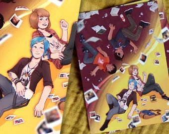 Life Is Strange | Art Print | Max, Chloe, Sean & Daniel