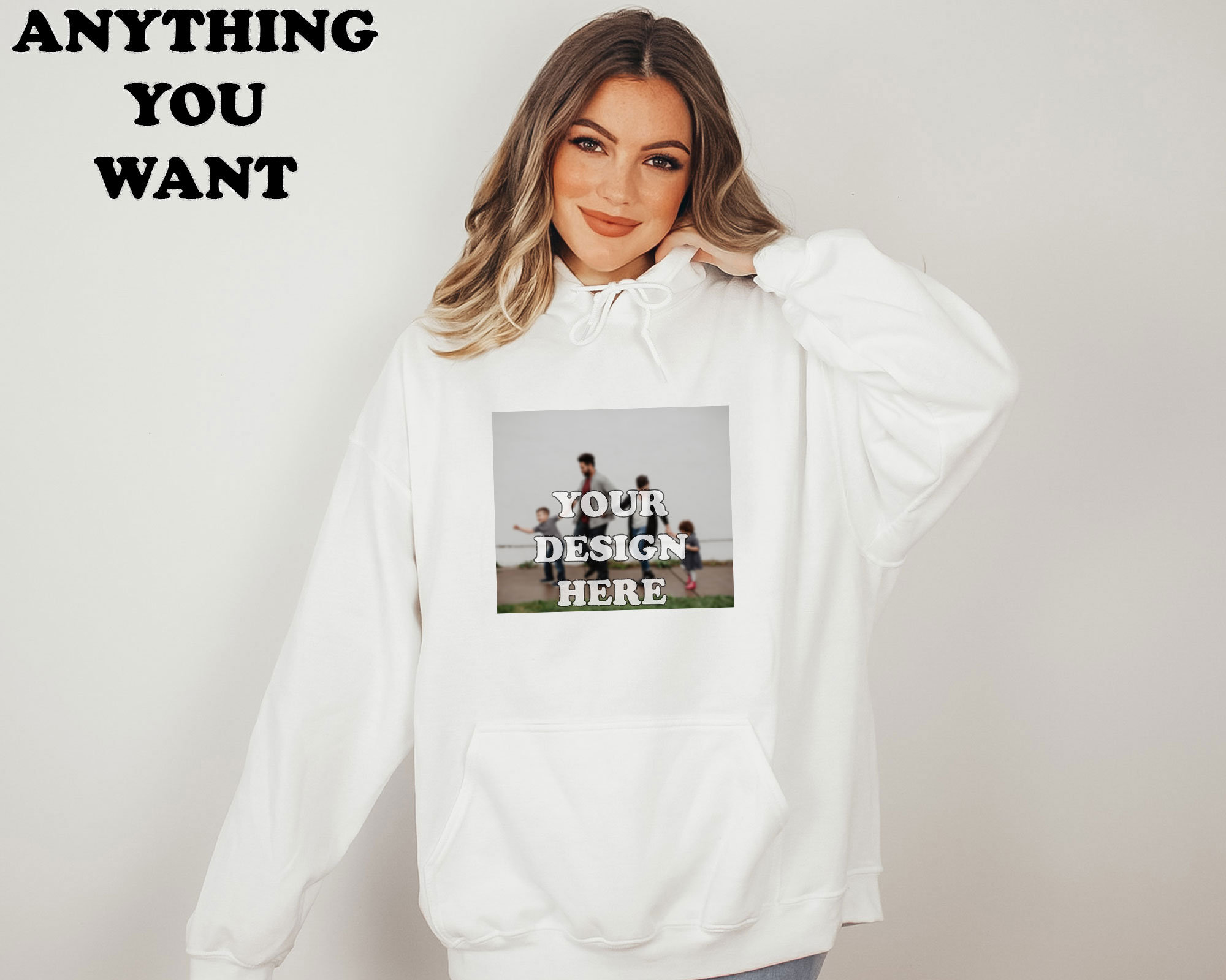 Your design here hoodie sales