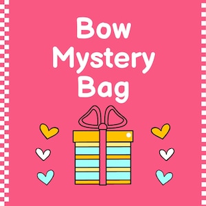 Hair Bow Mystery Bag for Children, Handmade Newborn to Older Kids Hair Accessories, Surprise Gift with Discount, Grab Bag, Gift for Kids
